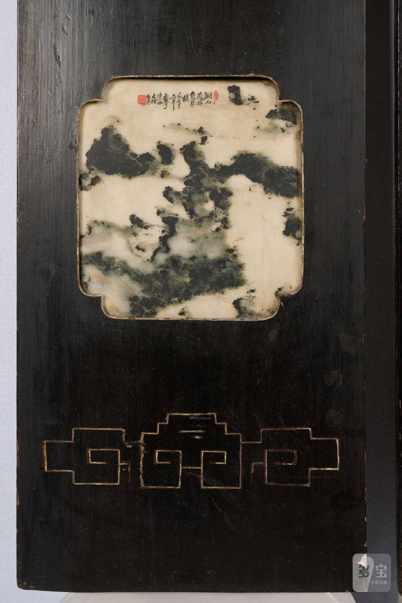 Lot1028 民国 大理石挂屏 六屏 - 图12